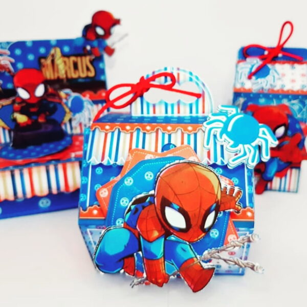Homem Aranha Cute - Arquivos de Corte Studio e pdf 3012 - Image 3