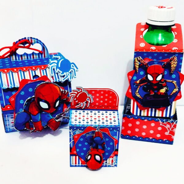 Homem Aranha Cute - Arquivos de Corte Studio e pdf 3012 - Image 4