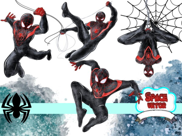 Homem Aranha Miles Kit Digital Compre 1 Leve 3