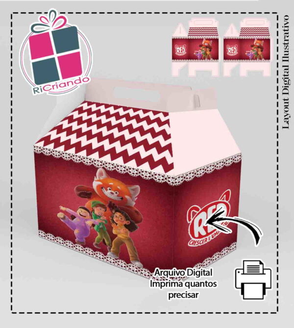KIT 3 CAIXAS RED A VIDA É UMA FESTA - ARQUIVO DIGITAL - Imagem 2