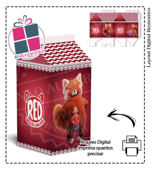 KIT 3 CAIXAS RED A VIDA É UMA FESTA - ARQUIVO DIGITAL - Imagem 3