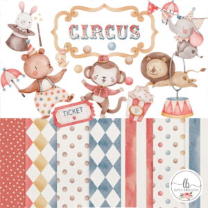 Kit Aquarela - Circo Menino