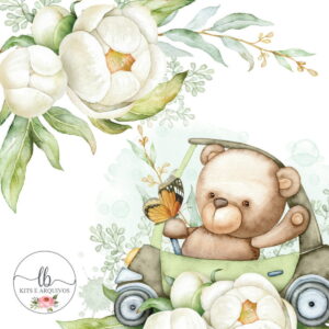 Kit Aquarela - Digital Urso (completo)