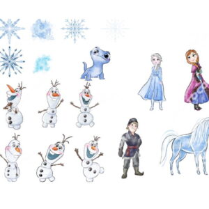 Kit Arquivo Digital Frozen