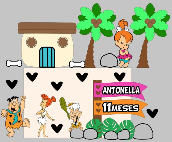 Kit Arquivos de Corte Flintstones, Sonic e Gatinho