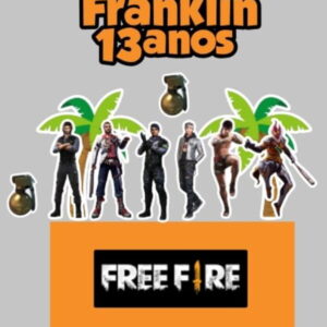 Kit Arquivos de Corte FreeFire, Friends e Frozen