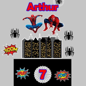 Kit Arquivos de Corte Homem Aranha, Hulk e Super Homem