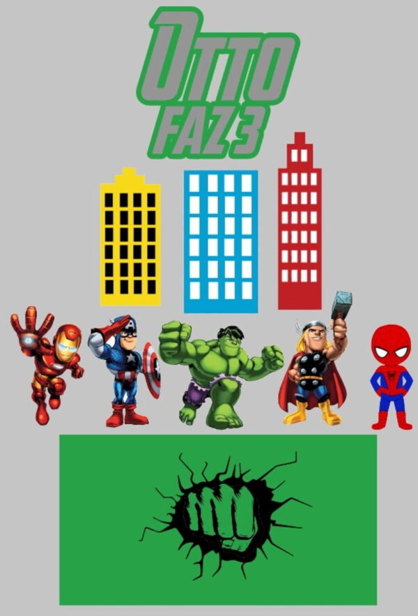 Kit Arquivos de Corte LOL Surprise, Batman e Vingadores - Image 3