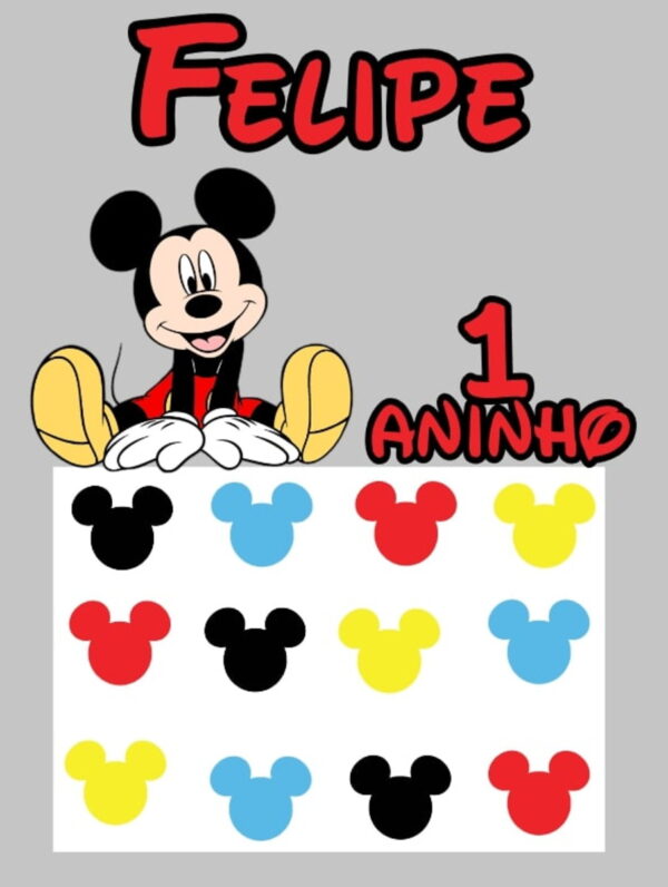 Kit Arquivos de Corte Minecraft, Mickey Baby e Mickey - Imagem 3