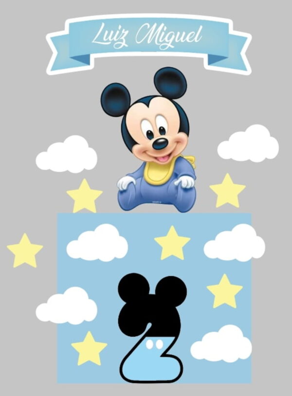 Kit Arquivos de Corte Minecraft, Mickey Baby e Mickey - Imagem 2