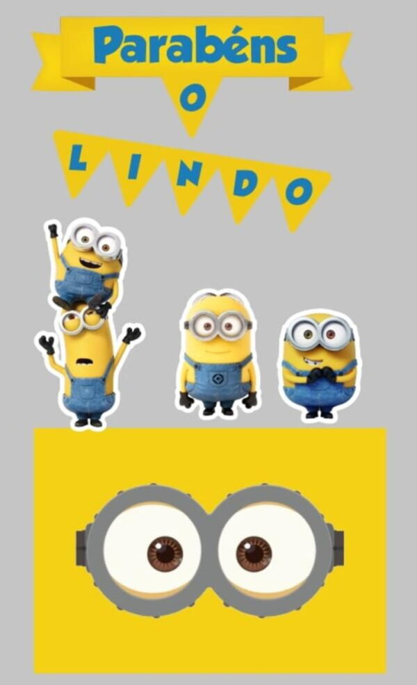 Kit Arquivos de Corte Minions e Minecraft