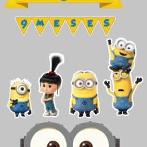 Kit Arquivos de Corte Minions, Moana e Naruto