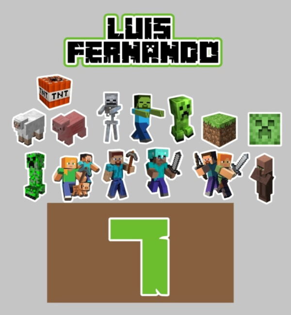 Kit Arquivos de Corte Moana, Minions e Minecraft - Imagem 3