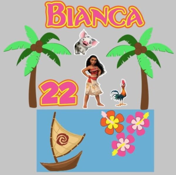 Kit Arquivos de Corte Mundo Bita e Moana - Image 2