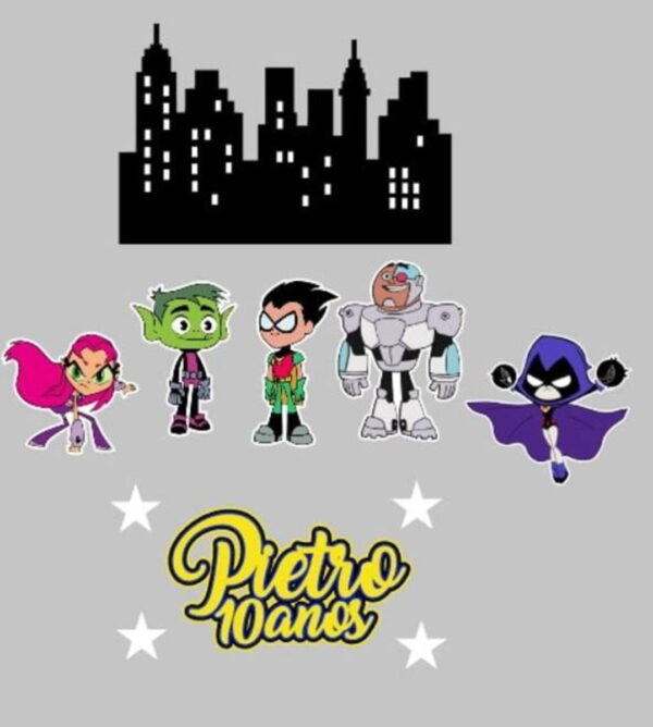 Kit Arquivos de Corte Star Wars, Super Mario e Jovens Titãs - Imagem 3