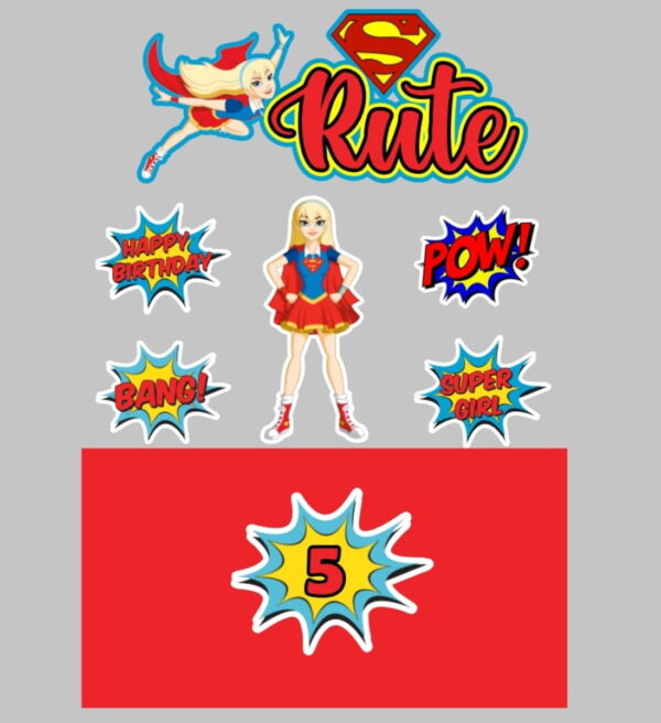 Kit Arquivos de Corte Supergirl, Super Heróis e Homem Aranha
