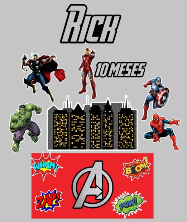 Kit Arquivos de Corte Vingadores, Mulher Marav. e Vídeo Game