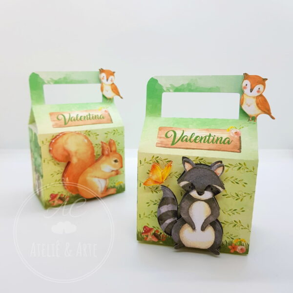 Kit Bosque Encantado Aquarela - Arquivo de Corte Studio - Imagem 2