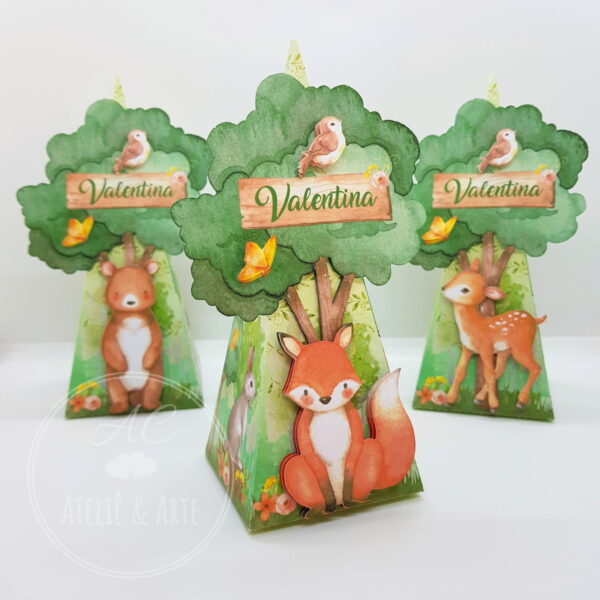 Kit Bosque Encantado Aquarela - Arquivo de Corte Studio - Imagem 4