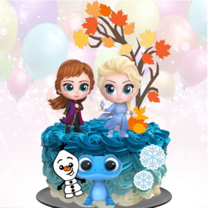 Kit com 5 arquivos de corte 24-FROZEN TOPO DE BOLO PRINT CUT