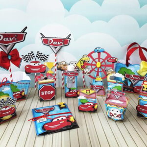Kit com 5 arquivos de corte: 554-KIT FESTA CARROS EM STUDIO