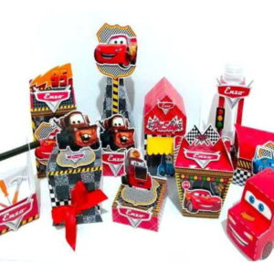 Kit com 5 arquivos de corte: 557-KIT FESTA CARROS EM STUDIO