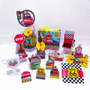Kit com 5 arquivos de corte: 559-KIT FESTA CARROS EM STUDIO