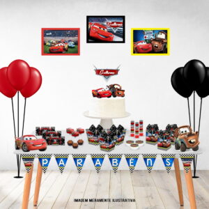 Kit com 5 arquivos de corte: 563-KIT FESTA CARROS EM STUDIO