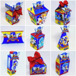Kit com 5 arquivos de corte 627-KIT FESTA SONIC STUDIO
