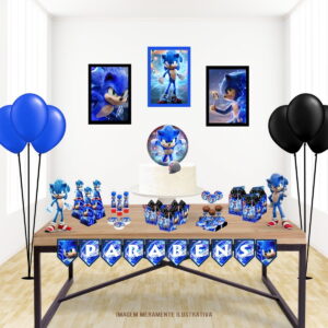 Kit com 5 arquivos de corte 631-KIT FESTA SONIC STUDIO