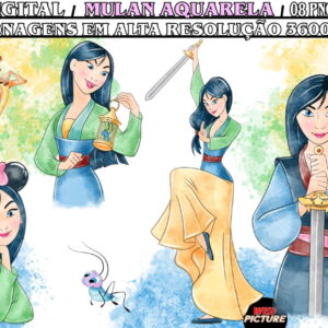 Kit Digita Mulan Aquarela