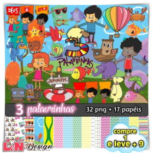 Kit Digital 3 Palavrinhas