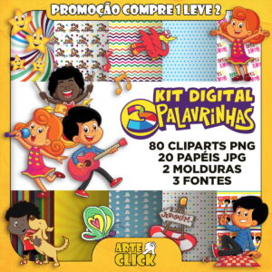 Kit Digital 3 Palavrinhas