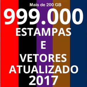 Kit Digital 999.000 Estampas e Vetores