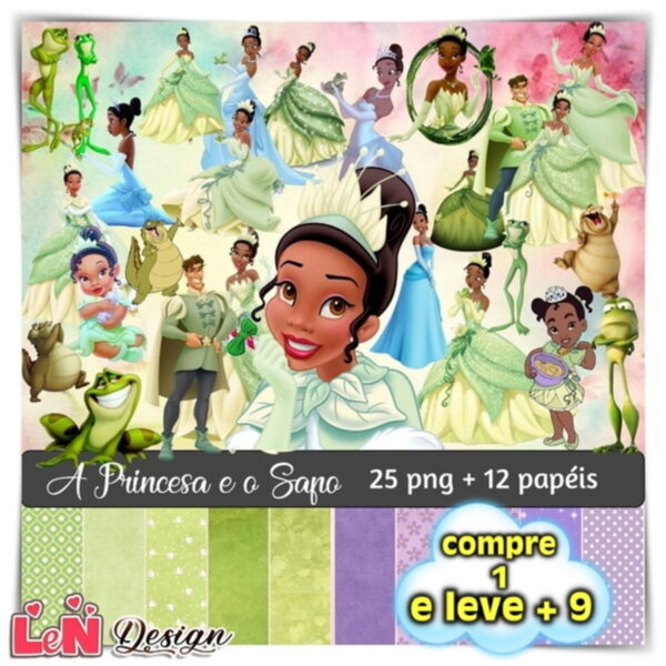 Kit Digital a Princesa e o Sapo