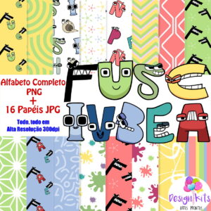 Kit Digital Alfabeto Lore