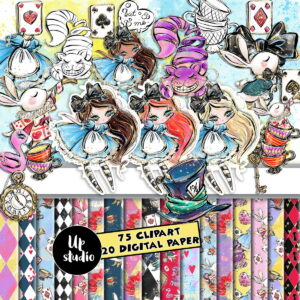 KIT DIGITAL ALICE NO PAÍS DAS MARAVILHAS 6