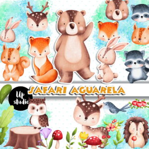 Kit Digital Animais do Bosque 021