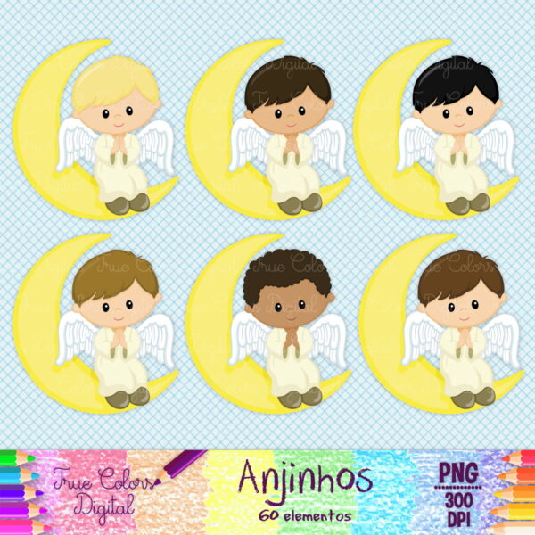 Kit Digital Anjinhos 2 - Image 4