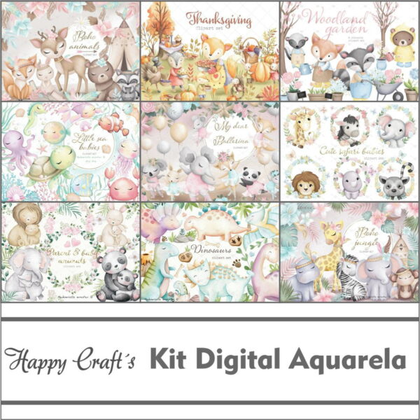 Kit Digital Aquarela