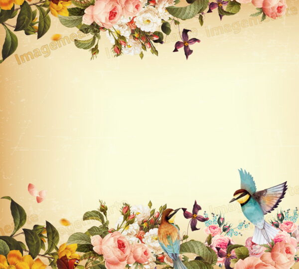 Kit Digital Aquarela Floral - Imagem 2