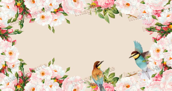 Kit Digital Aquarela Floral - Imagem 3