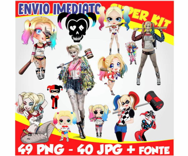 Kit Digital Arlequina