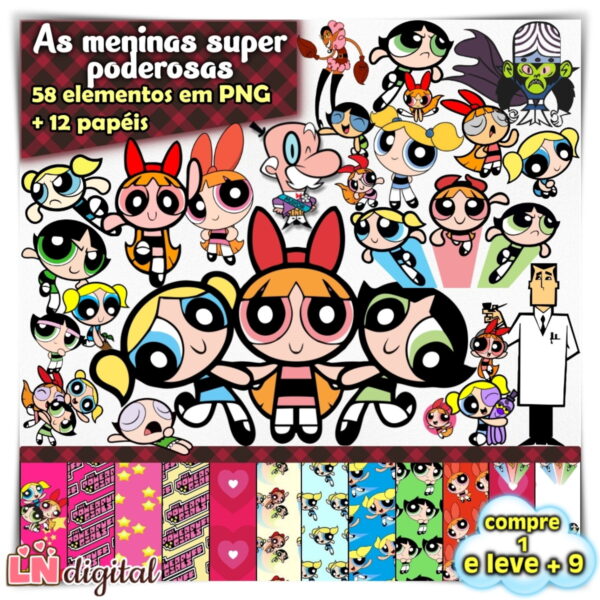 Kit Digital as Meninas Super Poderosas