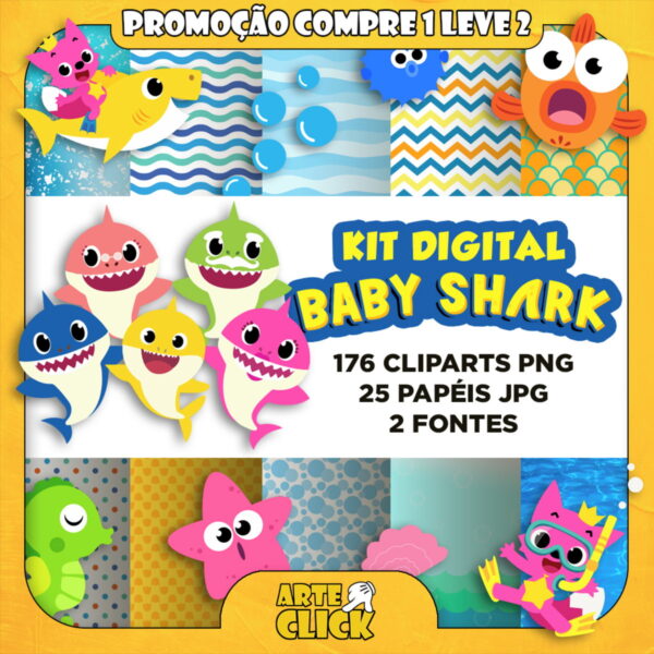 Kit Digital Baby Shark