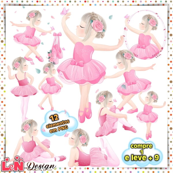 Kit Digital Bailarina #7