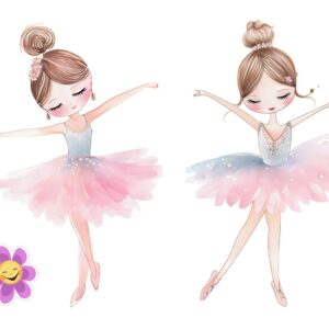 Kit Digital Bailarina Aquarela 2