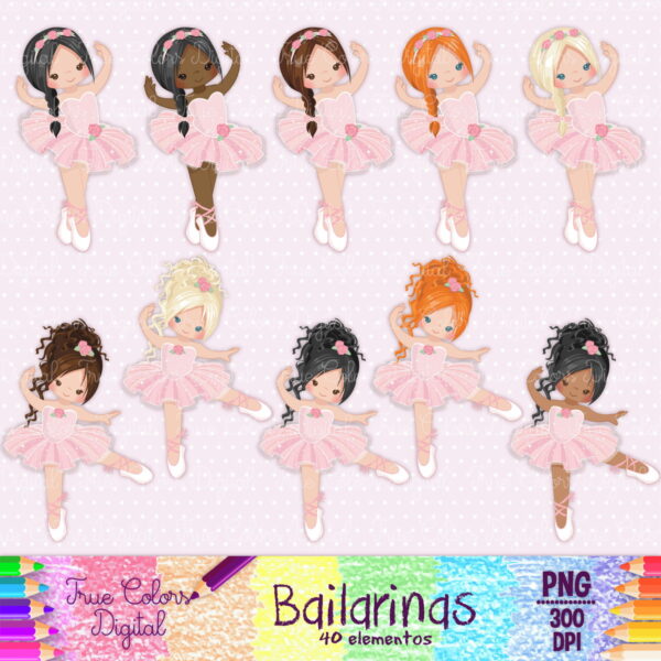 Kit Digital Bailarinas - Imagem 2