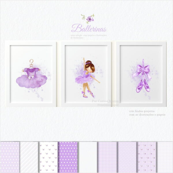 Kit Digital Ballerinas (bailarinas) (produto Digital) - Imagem 5