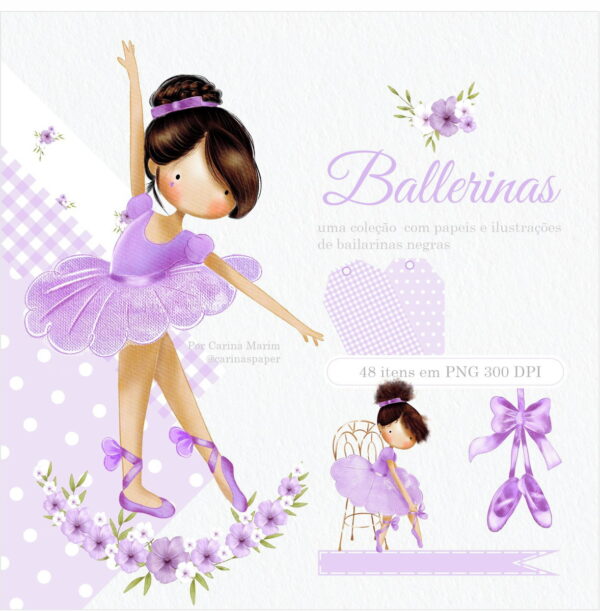 Kit Digital Ballerinas (bailarinas) (produto Digital)
